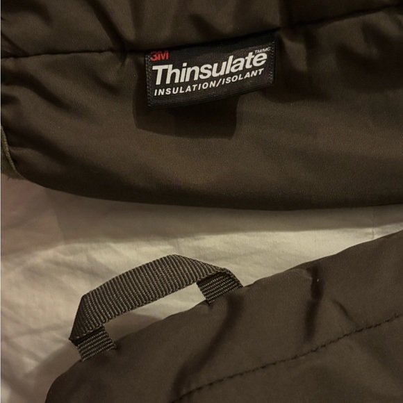 3M Thinsulate Black Insulated Jacket. Worn once or twice EUC see ALL pics 4 flaw - Picture 5 of 16